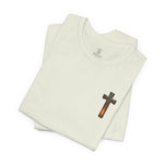 Forged in Faith Tee | Men's cross & mountain graphic tee