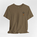 Forged in Faith Tee | Men's cross & mountain graphic tee