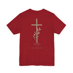 Faith Cross Tee | Women's floral cross back graphic tee