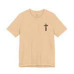 Built on the Rock Tee | Men's faith cross graphic tee