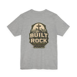 Built on the Rock Tee | Men's faith cross graphic tee