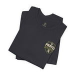 Prayer Warrior Tee | Matthew 18:20 Shield Graphic