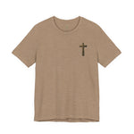 Built on the Rock Tee | Men's faith cross graphic tee