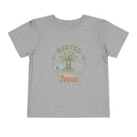 Rooted in Jesus Toddler Tee | Little ones faith tee