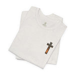 Forged in Faith Tee | Men's cross & mountain graphic tee