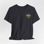 Prayer Warrior Tee | Matthew 18:20 Shield Graphic