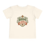 Brave With Jesus Toddler Tee | Little ones faith tee