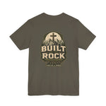 Built on the Rock Tee | Men's faith cross graphic tee