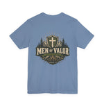 Men of Valor Tee | Christian faith shield graphic tee