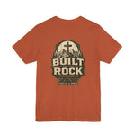 Built on the Rock Tee | Men's faith cross graphic tee