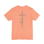 Faith Cross Tee | Women's floral cross back graphic tee