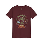Rooted in Jesus Youth Tee | Kids faith graphic tee