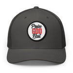 Praise God First | Embroidered Patch Trucker Hat