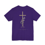 Faith Cross Tee | Women's floral cross back graphic tee