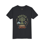 Rooted in Jesus Youth Tee | Kids faith graphic tee