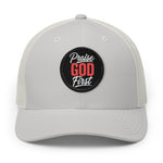 Praise God First | Embroidered Patch Trucker Hat