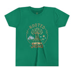 Rooted in Jesus Youth Tee | Kids faith graphic tee
