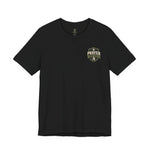 Prayer Warrior Tee | Matthew 18:20 Shield Graphic