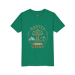 Rooted in Jesus Youth Tee | Kids faith graphic tee