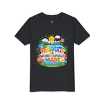 Fearfully & Wonderfully Made Youth Tee | Kids scripture graphic tee