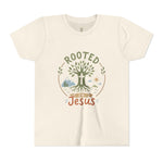 Rooted in Jesus Youth Tee | Kids faith graphic tee
