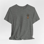 Forged in Faith Tee | Men's cross & mountain graphic tee